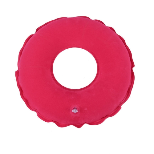

2 PCS Anti-Decubitus Inflatable Cushion For Pregnant Women And Elderly Health Care Cushion,Style: Round Rose Red