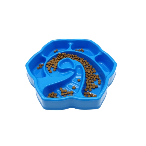 

2 PCS Pet Conch-Shaped Slow Food Bowl Choking-Proof Food Box For Dogs & Cats Random Colour Delivery