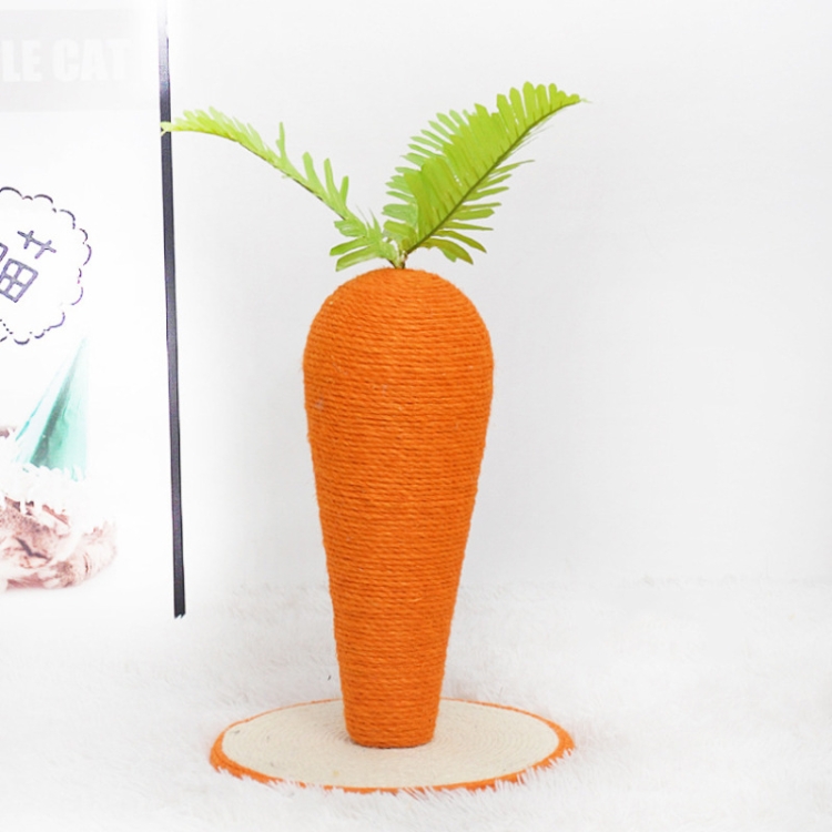 

Sisal Cat Climbing Frame Toy Simulation Radish Pet Supplies, Specification: 30x30x43cm