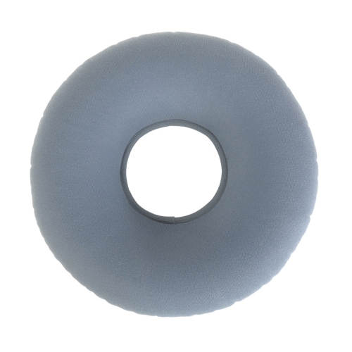 

2 PCS Inflatable Anti-Hemorrhoids Round Air Cushion PVC Thickened Health Cushion(Gray)