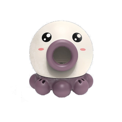 

5 PCS Baby Shower Bathing And Playing Toys Spray Shower Watering Octopus Moran Purple