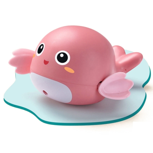

5 PCS Baby Shower Bathing And Playing Toys Spray Shower Little Pufferfish Pearl Red