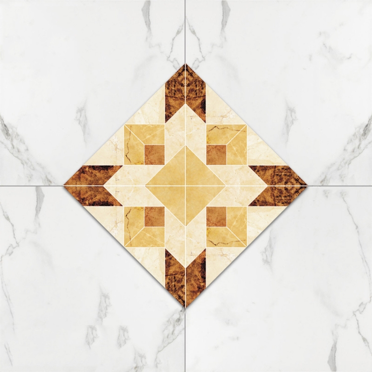 

3 Sets Self-Adhesive Floor Waterproof Wear Angle Stickers Living Room Bathroom Floor Brick Decoration Stickers, Specification: Twill Wear-resistant(B2)