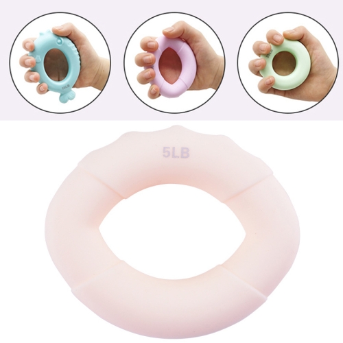 

3 PCS Children Grip Ring Finger Strength Training Finger Power Device, Specification: 5LB (Finite Orange Pink)