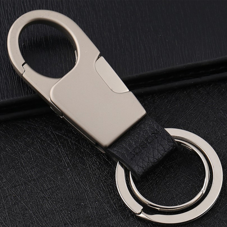 

JOBON ZB-028YSK Car Keychain Men Waist Hangs Side Press Keychain(Brown Chrome)