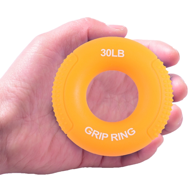 

2 PCS Silicone Gripper Finger Exercise Grip Ring, Specification: 30LB (General Yellow)