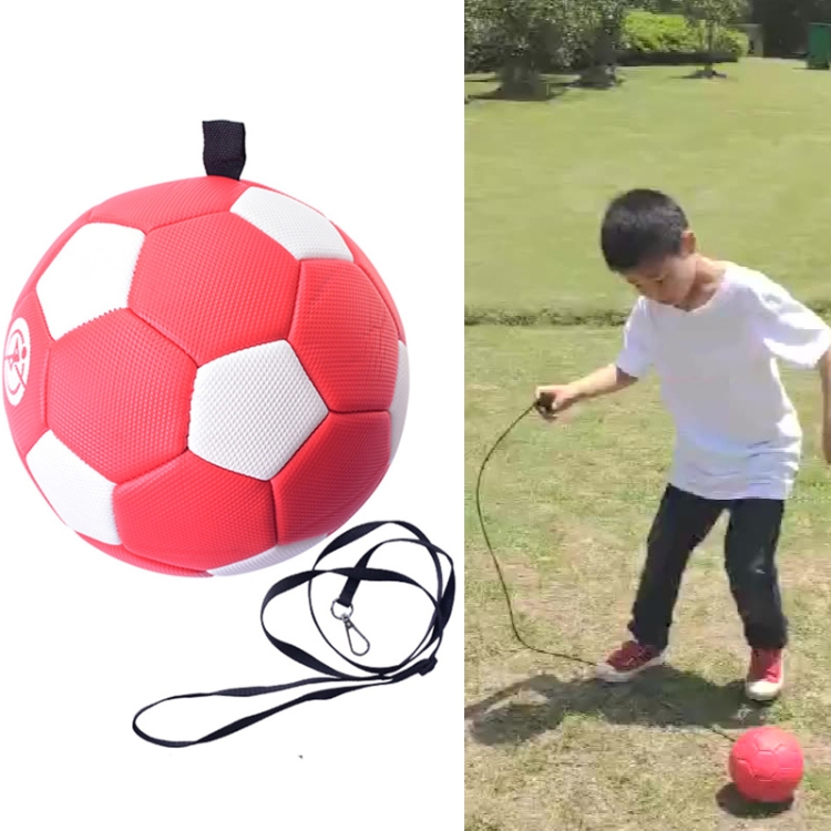 

Children Training Football with Detachable Rope (No. 3 Red White)
