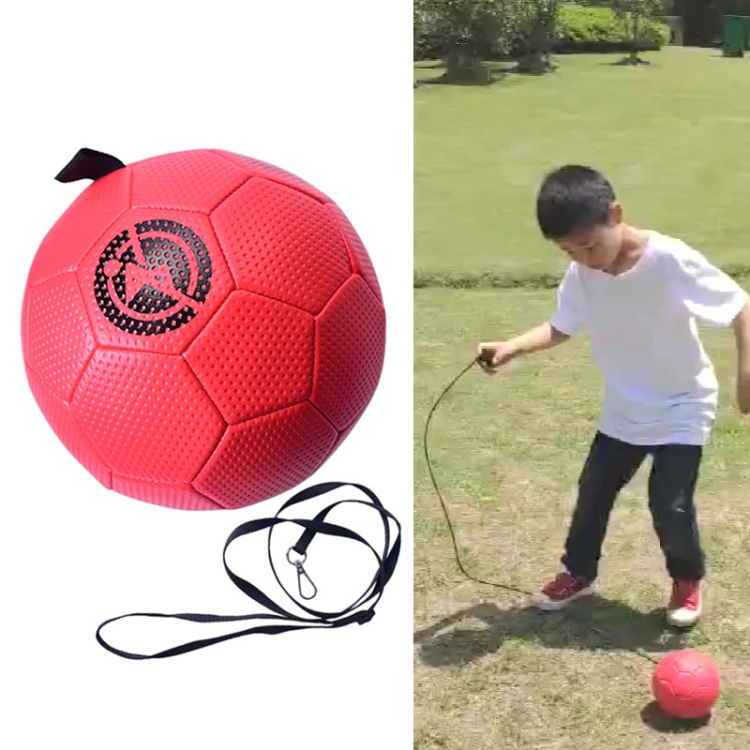 

Children Training Football with Detachable Rope(No. 3 Gore Pattern Red)