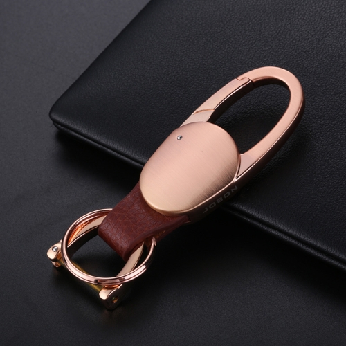 

JOBON ZB-167A Horseshoe Car Keychain Men Metal Waist Hanging Keychain(Golden)