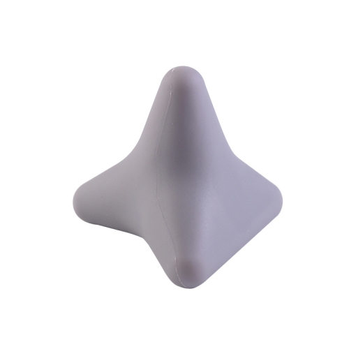 

Silicone Thumb Bump Massager Muscle Relaxation Massage Fascia Device, Specification: Quadratic Gray