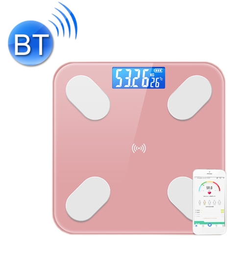 

Smart Bluetooth Weight Scale Home Body Fat Measurement Health Scale Battery Model(Rose Gold (True Class))