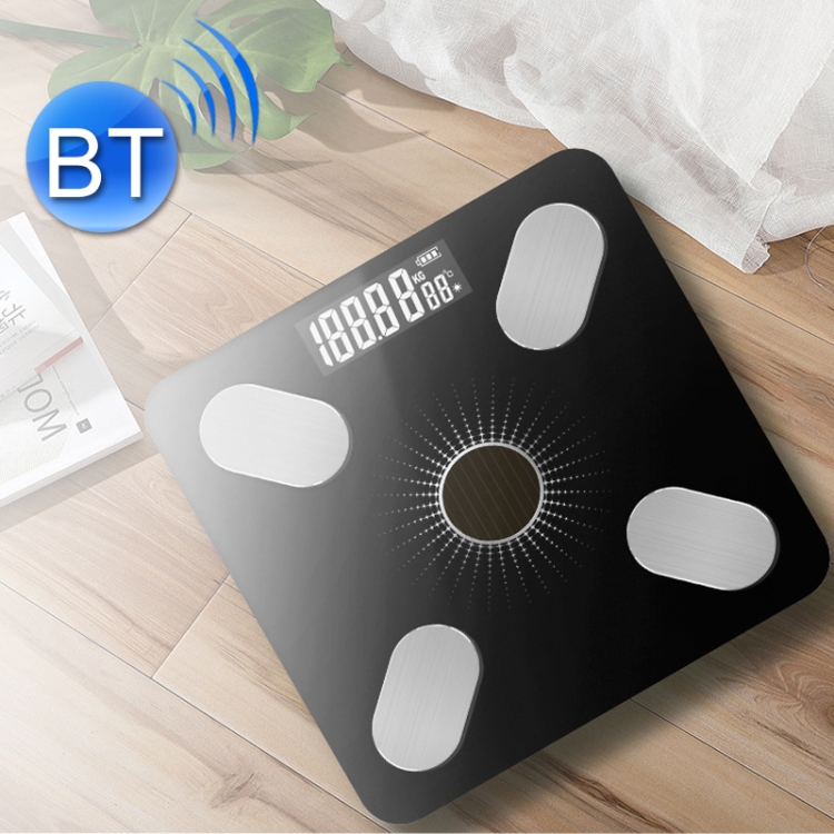 

Smart Bluetooth Weight Scale Home Body Fat Measurement Health Scale Charge Model(Black (Silk Screen Film))