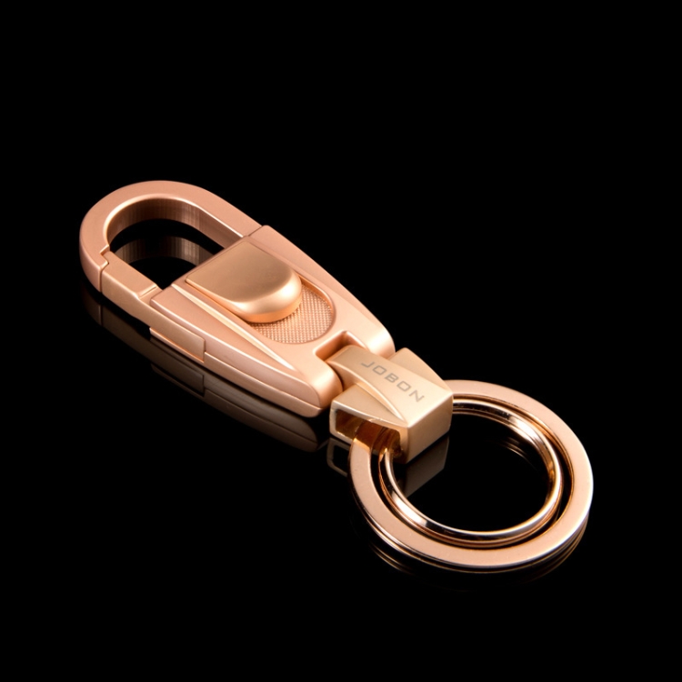 

JOBON ZB-071 Men Waist Hang Keychain Simple Car Key Chain Pendant Keychain(Golden)