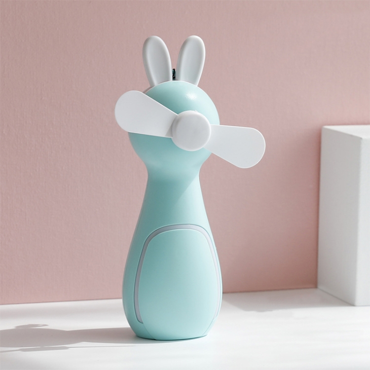 

USB Charging Night Lamp Small Fan Portable Fan With Mirror(XY203 Green)