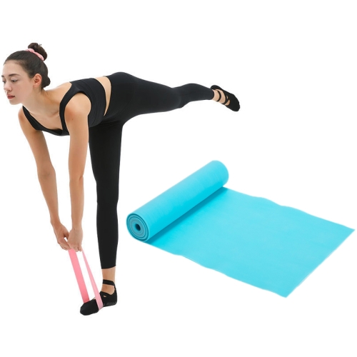 

3 PCS Latex Yoga Stretch Elastic Belt Hip Squat Resistance Band, Specification: 1500x150x0.35mm (Pure Blue)