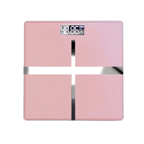 

QQ-001 Weight Scale Home Health Human Body Electronic Scale Battery Model (Rose Gold)