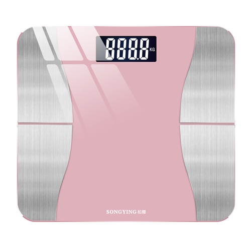 

SONGYING SY06 Smart Body Fat Scale Home Body Weight Scale, Size: Charging Version(290x260mm)(Cherry Pink)