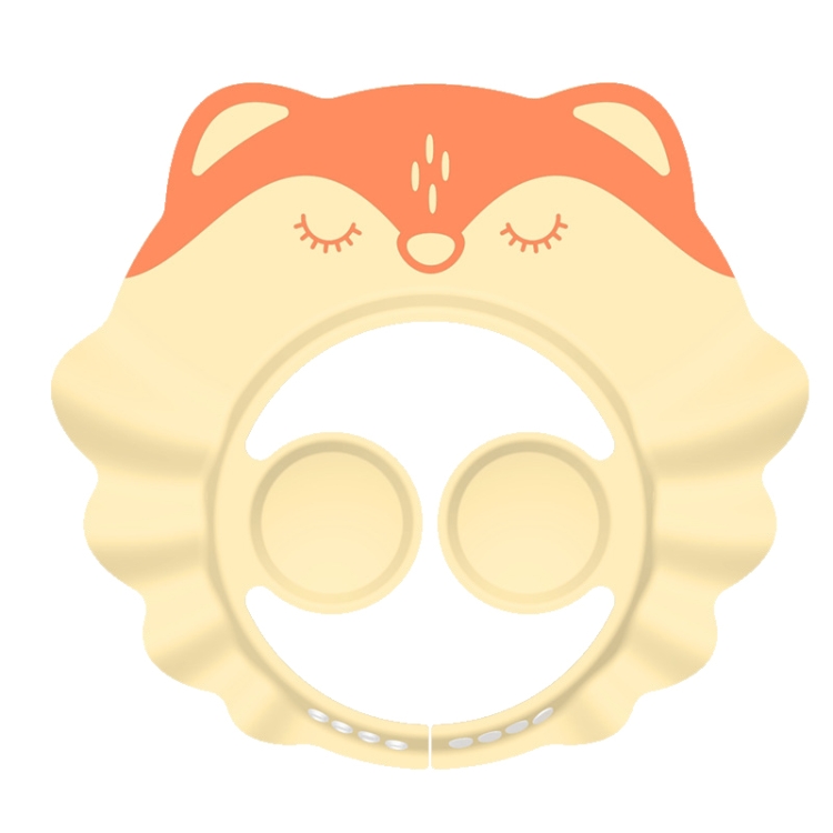 

3 PCS JC510 Baby Shampoo Shower Cap Adjustable Cute Cartoon Children Bath Cap(Beige)