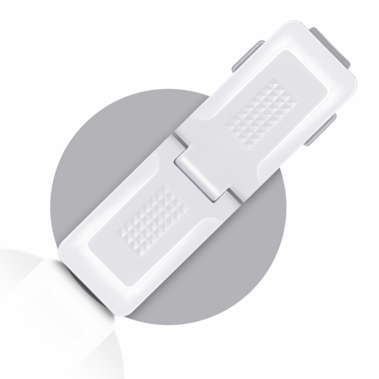 

5 PCS JC367 Right Angle Flat Two-Purpose Drawer Lock Baby Safety Protection Refrigerator Lock(Cool Gray)