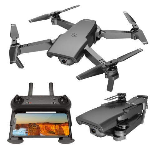 

Mini Foldable Aerial Drone HD 4K Long Endurance Gesture Sensing Four-Axis Remote Control Aircraft, Colour: 720P Light Black