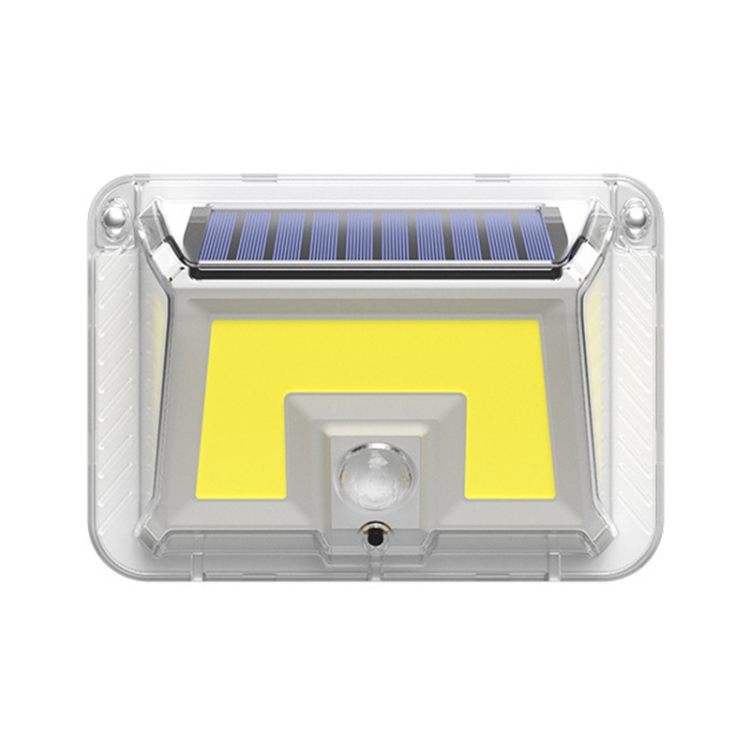 

66 COB Solar Wall Light Garden Four-Sided Luminous Solar Light Human Body Induction Waterproof Outdoor Light