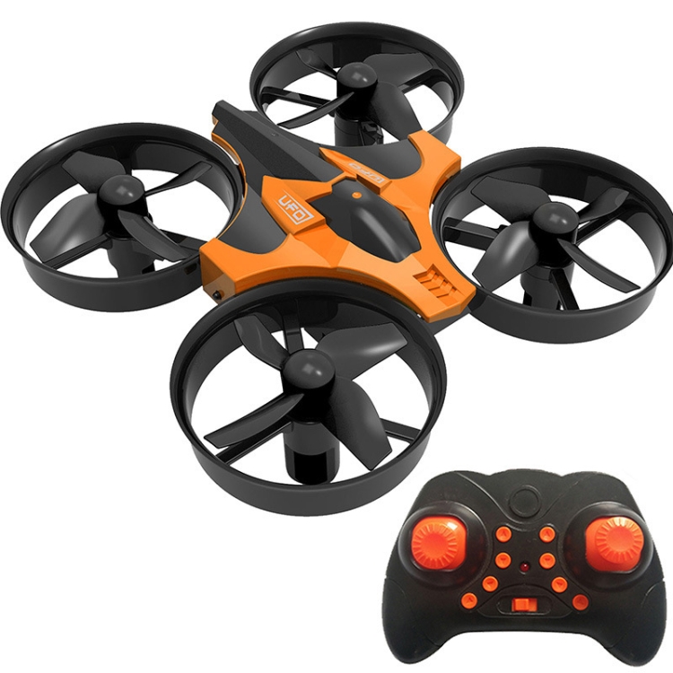 

807 2.4G Mini Four-Axis Aircraft 360 Degree Rotary Small Remote Control Aircraft Children Toys, Colour: Constant Height Version (Golden)