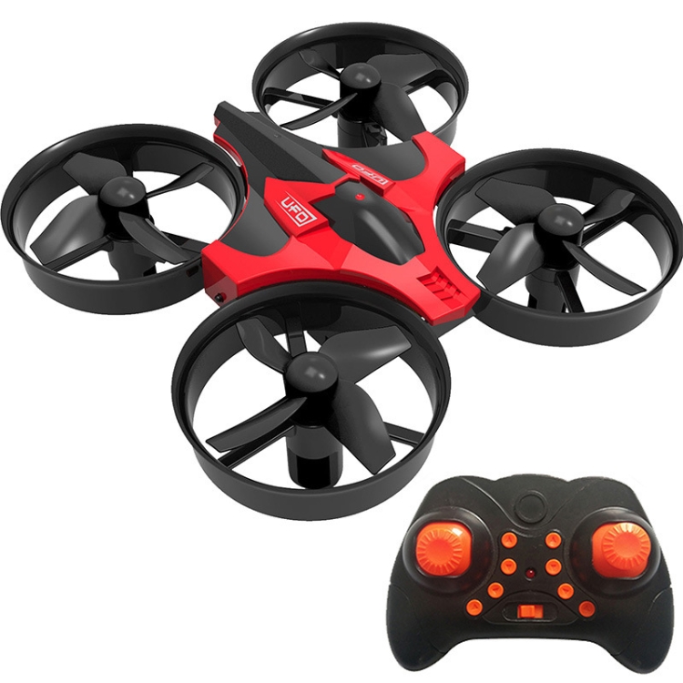 

807 2.4G Mini Four-Axis Aircraft 360 Degree Rotary Small Remote Control Aircraft Children Toys, Colour: Constant Height Version (Red)