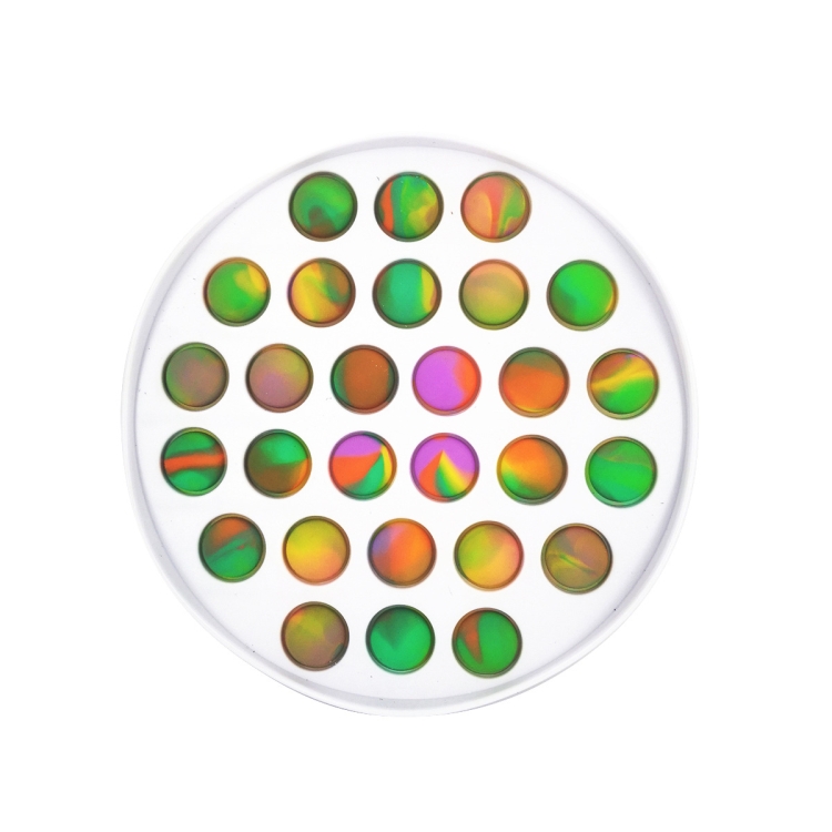 

3 PCS Colorful Finger Pressing Board Desktop Educational Toys For Children, Colour: Round Camouflage