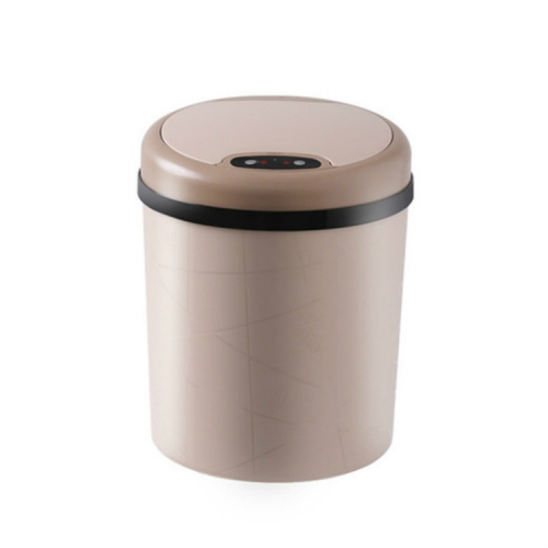 

Household Living Room Kitchen Bedroom Automatic Intelligent Induction Trash Can, Size:S 27.5x23x20.6cm(Khaki)