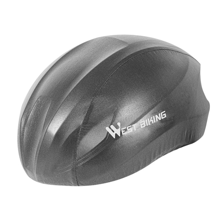 

2 PCS WEST BIKING YP0708080 Mountain Road Bike Cycling Helmet Windproof Dustproof Reflective Rainproof Cover, Size: Free Size(Dark Grey)