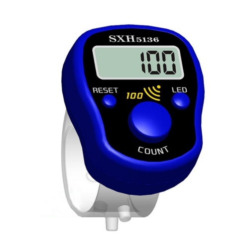 

4 PCS LED Luminous Electronic Counter with Sound Reminder Function After A Hundred, Random Colour Delivery
