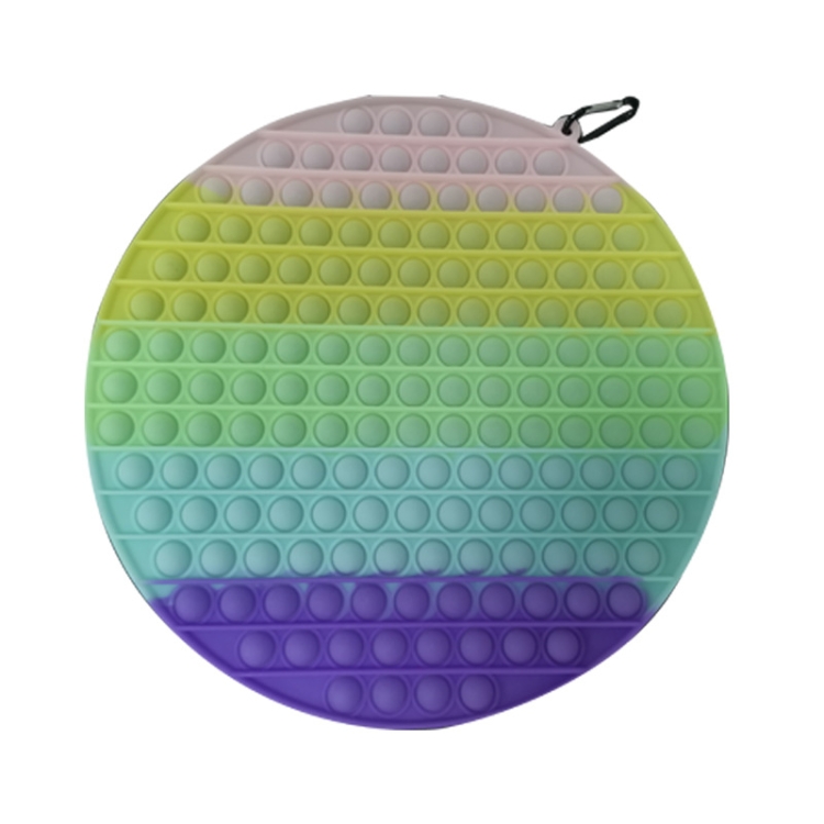 

30cm Large Rainbow Color Finger Pressing Bubble Educational Toy For Children 30cm Round Night Light Rainbow
