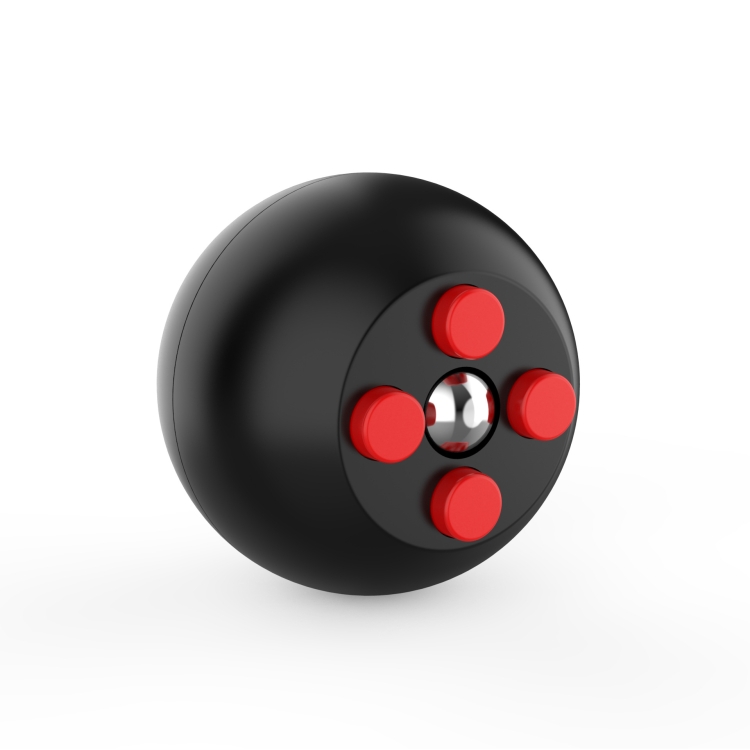 

3 PCS Sphere Cube Finger Movement Decompression Toy, Colour: Decompression Ball - Black Red