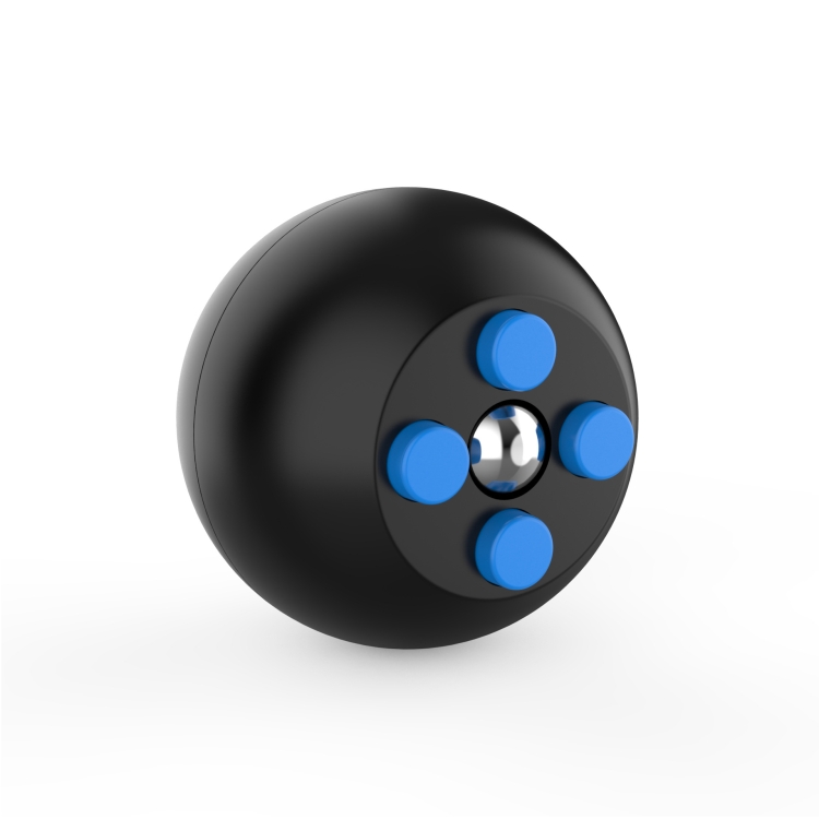 

3 PCS Sphere Cube Finger Movement Decompression Toy, Colour: Decompression Ball - Black Blue