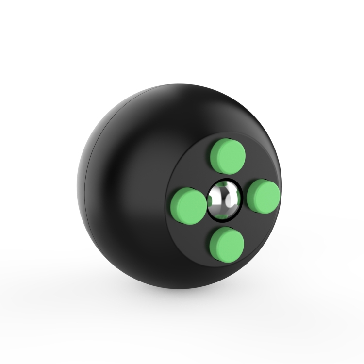 

3 PCS Sphere Cube Finger Movement Decompression Toy, Colour: Decompression Ball - Black Green