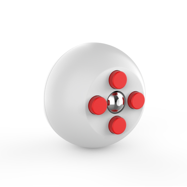 

3 PCS Sphere Cube Finger Movement Decompression Toy, Colour: Decompression Ball - White Red