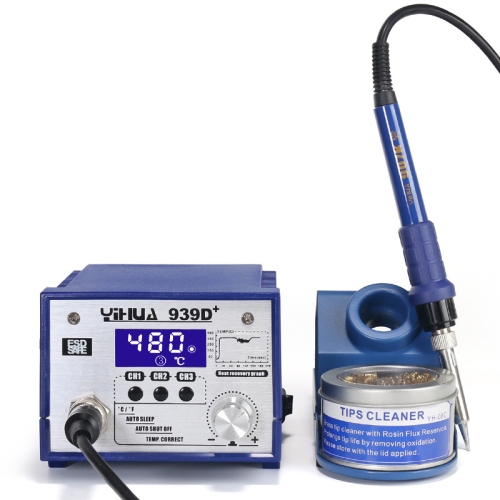 

939D+ YIHUA Anti-Static Soldering Iron Soldering Station Lead-Over High-Power Constant Temperature Soldering Station,CN Plug