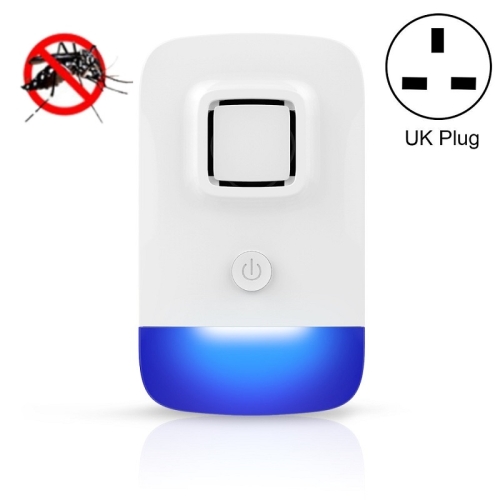 

Household Ultrasonic Electronic Mosquito Repellent High-Power Frequency Conversion Mouse Repellent Specifications: UK Plug(White)