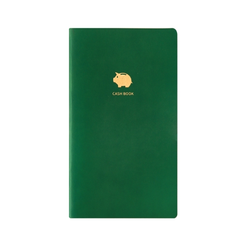 

CA6J4812B Family Financial Management Notebook Compact Portable Diary Hand Ledger(Green)