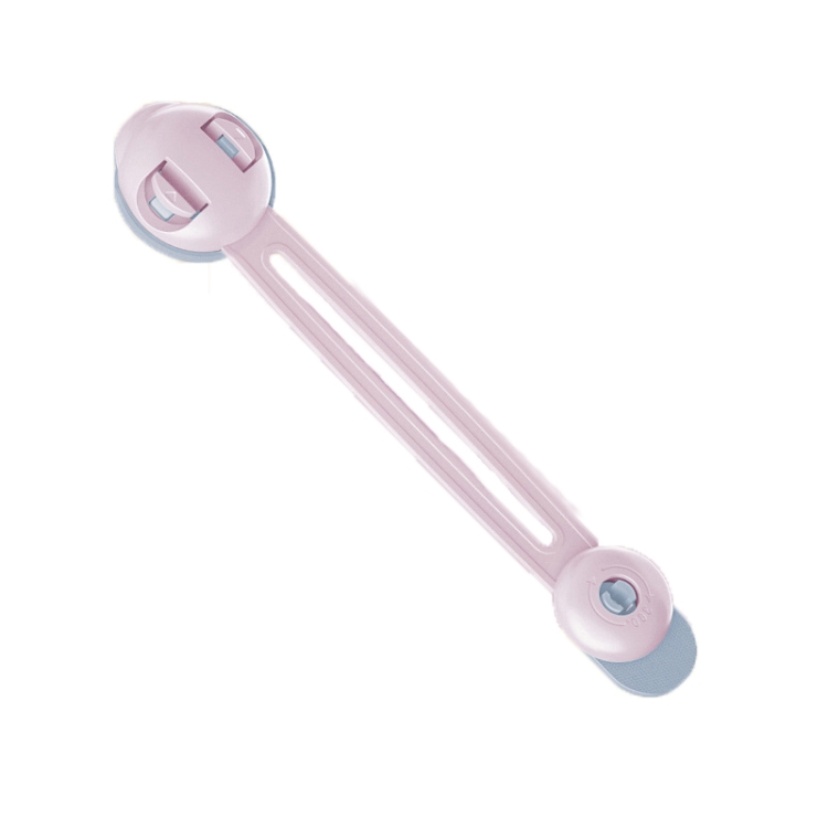 

5 PCS Baby Anti-Clip Hand Cabinet Door Lock Baby Protective Refrigerator Lock Drawer Lock, Colour: Kira Pink
