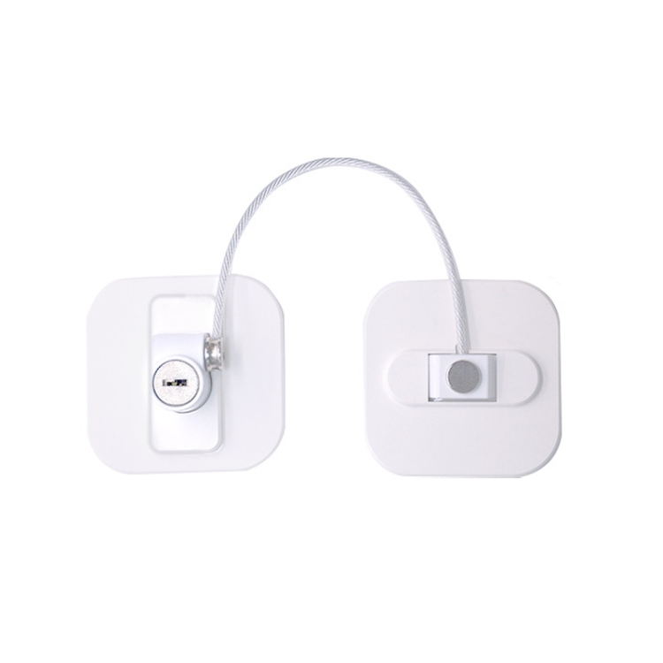 

2 PCS Child Safety Lock High-Rise Protective Lock, Colour: FQ2 White Square