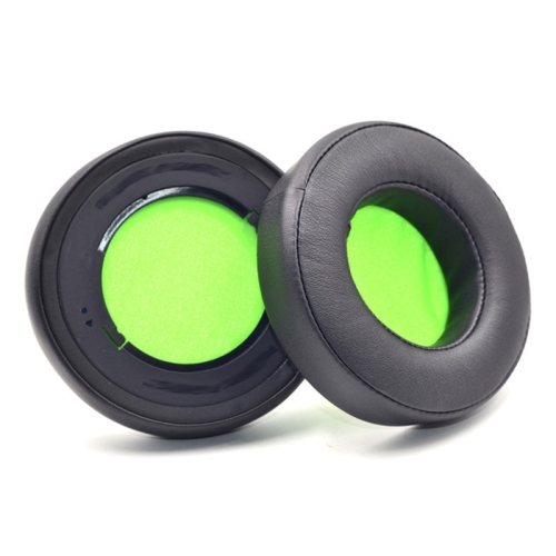 

2 PCS Headset Sponge Case For Razer BlackShark V2/V2X/V2SE, Colour: Round(Black Green Net )