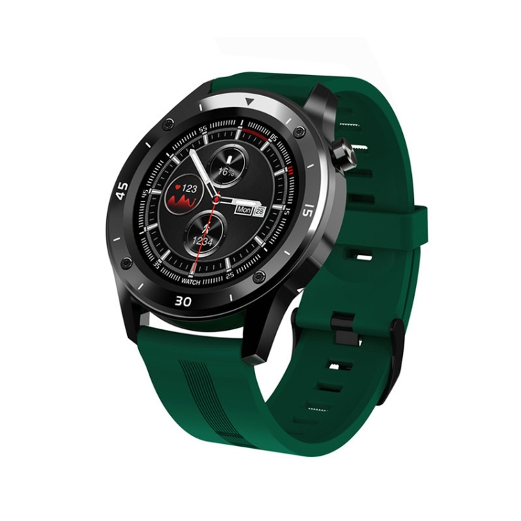 

F22 1.3 Inch Touch Screen Smart Bracelet Silicone Table Heart Rate Steam Sleep Watch(Green)