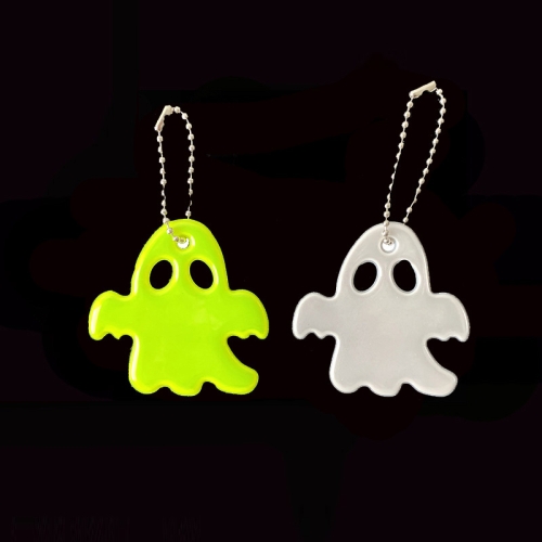 

10 PCS Ghost Reflective Waterproof Pendant Student Schoolbag Night Riding Reflector Random Colour Delivery