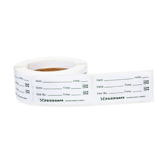 

5 Rolls Food Refrigerated Storage Safety Date Marking Label Tearable Sticker, Size: 7.2x2.5cm