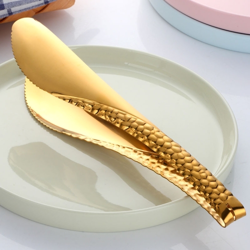 

304 Stainless Steel Food Clip,Style: Serpentian Bread Clip (Gold）
