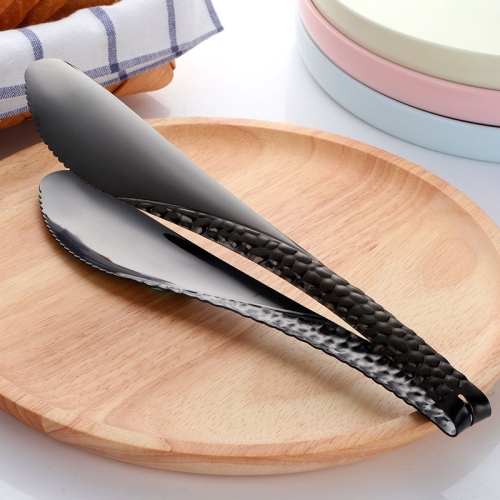 

304 Stainless Steel Food Clip,Style: Serpentine Bread Clip (Black)