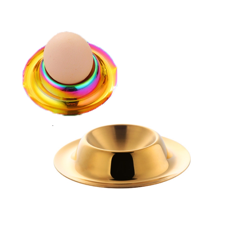 

2 PCS Stainless Steel Egg Tray Table Utensils, Specification: Gold