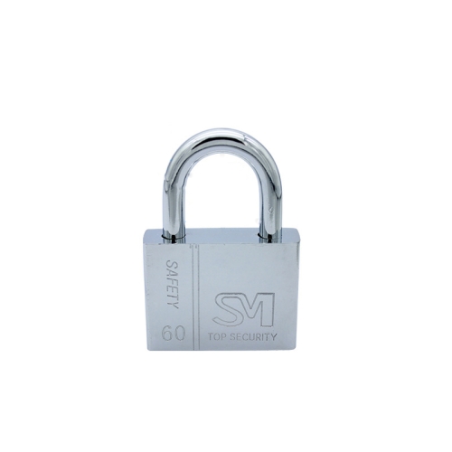 

4 PCS Square Blade Imitation Stainless Steel Padlock, Specification: Short 60mm Not Open