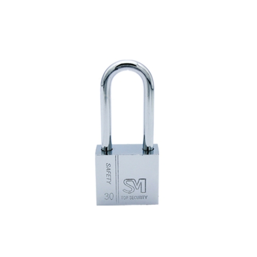 

4 PCS Square Blade Imitation Stainless Steel Padlock, Specification: Long 30mm Not Open